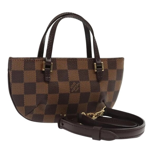 LOUIS VUITTON Damier Ebene Manosque GM Accessory Pouch N51120 LV Auth 93698SAV - Picture 1 of 16